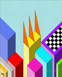 Composizione geometrica (2022) arte digitale