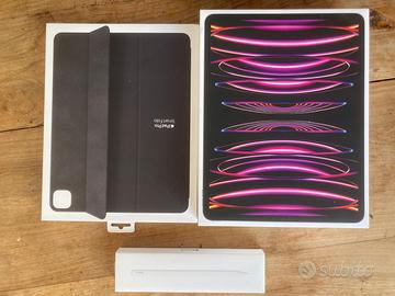 iPad Pro 12,9" M2 (2022) + Pencil +Smart Folio