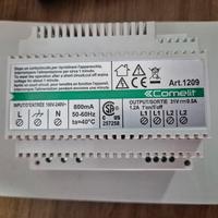 comelit art.1209 alimentatore per videocitofono