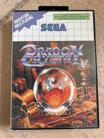 Dragon Crystal Sega Master System con libretto