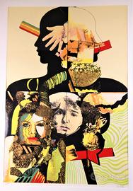 Litografia a colori di Mario Cestari. Venezia 1943