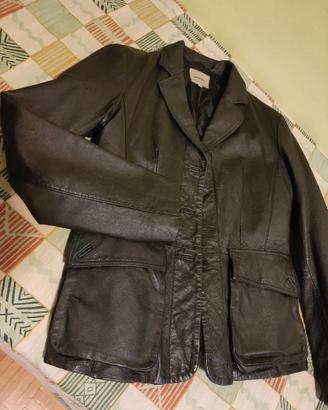 giacca donna in pelle taglia 42 marca Conbipel 