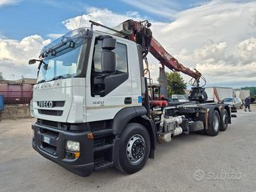 Iveco Stralis 420 Scarrabile con gru polipo