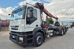 Iveco Stralis 420 Scarrabile con gru polipo