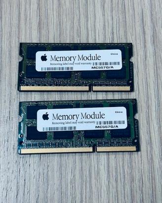 Memoria Ram originale Apple 4GB+4GB