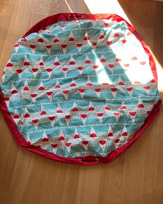 Sacco porta giochi e tappeto 2 in 1 play&go nuovo