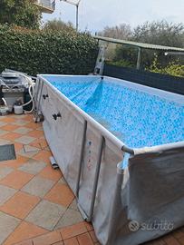 Piscina bestway completa 5,50x 2,70 mt.