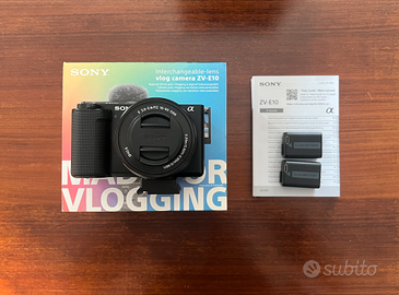 SONY ZVE10 + obiettivo Sony