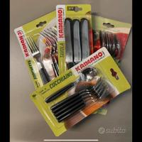 Set posate KAIMANO colore nero