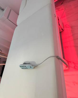 Lettino estetico elettrico riscaldato con LED