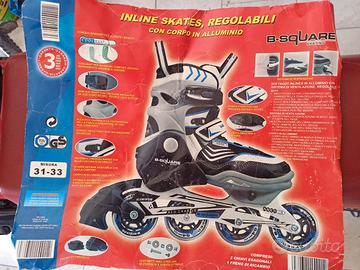 Pattini in linea regolabili B-Square