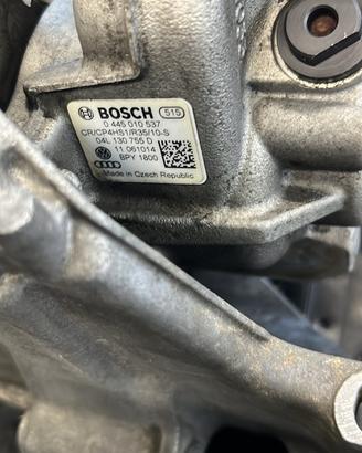 Pompa alta pressione + flauto motore CUN 184cv aud