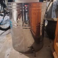 cisterna acciaio inox 100litri per olio 