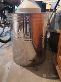 cisterna acciaio inox 100litri per olio 