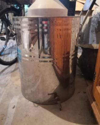 cisterna acciaio inox 100litri per olio 