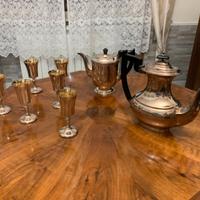 2 tieiere inglesi e 5 coppe silver plate