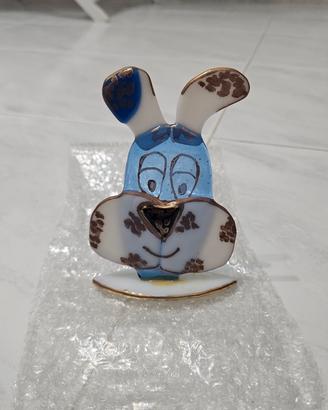 coniglietto decorativo vetro artigianale bombonier