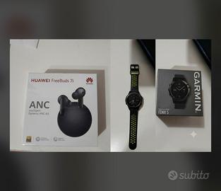 Auricolari Free buds 7 + Garmin Fenix 5 