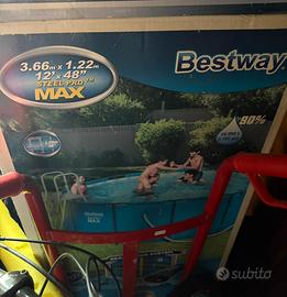 Bestway piscina completa di filtro a sabbia