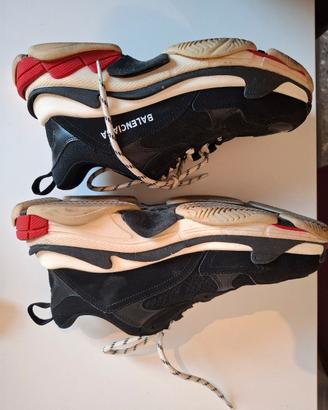 balenciaga triple s , nero