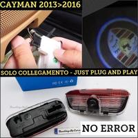 Luci Led Cortesia PORSCHE Cayman PROIETTORI LOGO