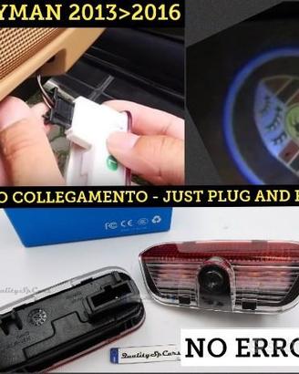 Luci Led Cortesia PORSCHE Cayman PROIETTORI LOGO