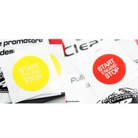 Adesivo per pulsante START Giulia o Stelvio