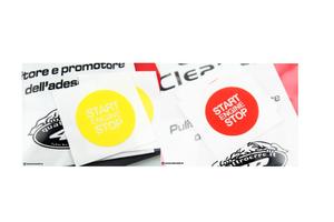 Adesivo per pulsante START Giulia o Stelvio