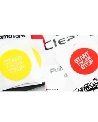Adesivo per pulsante START Giulia o Stelvio