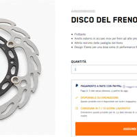 Disco freno anteriore ktm