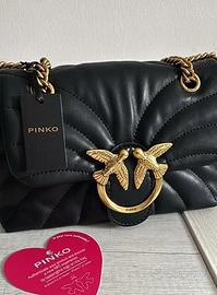 Borsa Pinko nera effetto puff