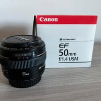 Canon 50mm EF 1.4 USM come nuovo