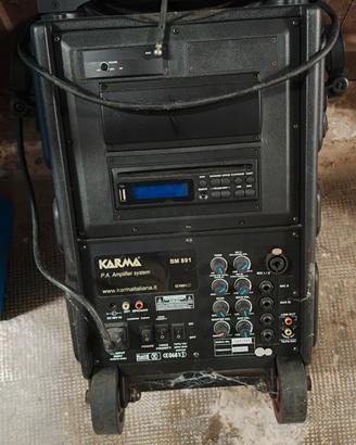 sistema audio portatile 