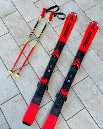 Sci, scarponi, racchette casco bimbo/junior