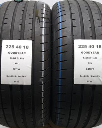 2 GOMME 225 40 18 GOODYEAR A2119