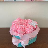 Box di rose fatta a mano