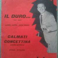 Fred Buscaglione spartito IL DURO e CALMATI CONCET