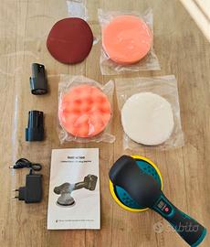 Lucidatrice Levigatrice Rotorbitale 2 batterie 12V
