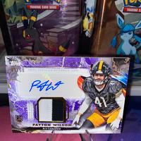 Payton Wilson patch/auto /50 inception nfl 2024