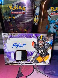 Payton Wilson patch/auto /50 inception nfl 2024