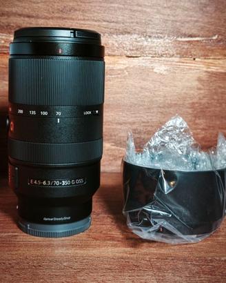 Sony SEL 70-350 mm f/4.5-6.3 G OSS Sony attacco E