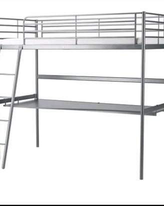 LETTO SOPPALCO, SCRIVANIA, MATERASSO 