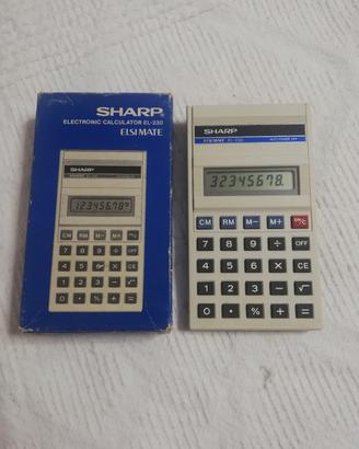 Calcolatrice Vintage Sharp Elsi Mate EL-230 