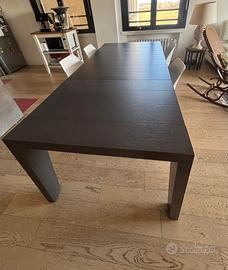 Tavolo Cartagena planca marrone allungabile