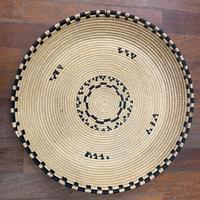 Cestino artigianale sardo in rafia