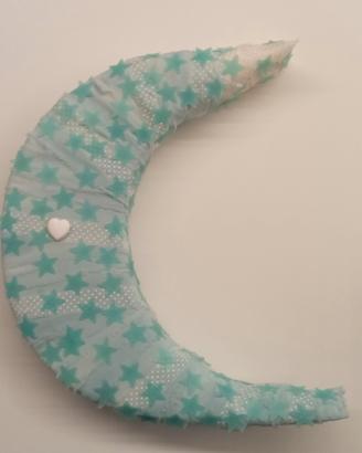 set nascita/battesimo: mezza luna e kit confettata