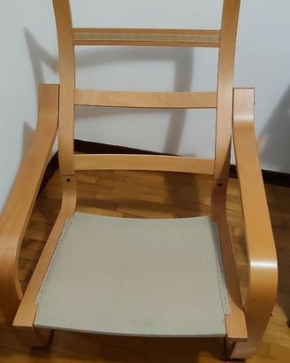 Sedia poltrona Ikea modello poang