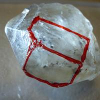 Quarzo Elestial biterminato con inclusioni