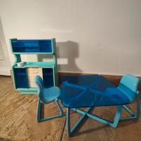 Sala da pranzo Barbie Vintage anni '70