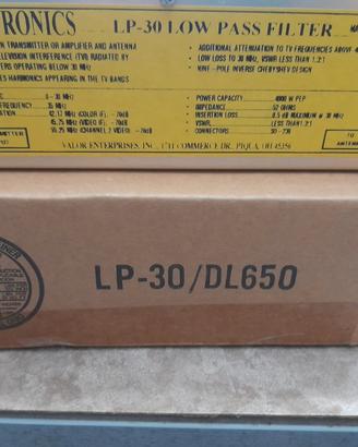 Filtro vectronis fino a 35 mhz